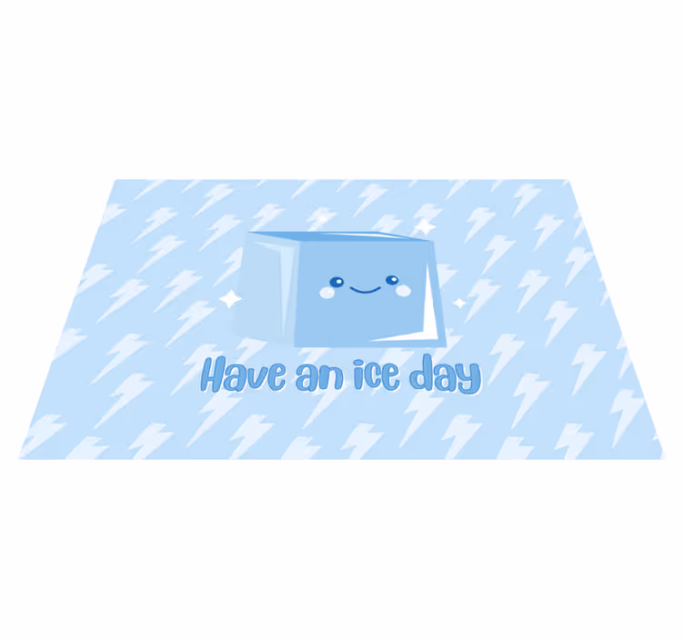 Have An Ice kids vinyl rug - TenStickers