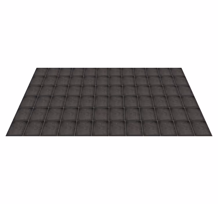 Slate tile look stone effect vinyl rug - TenStickers