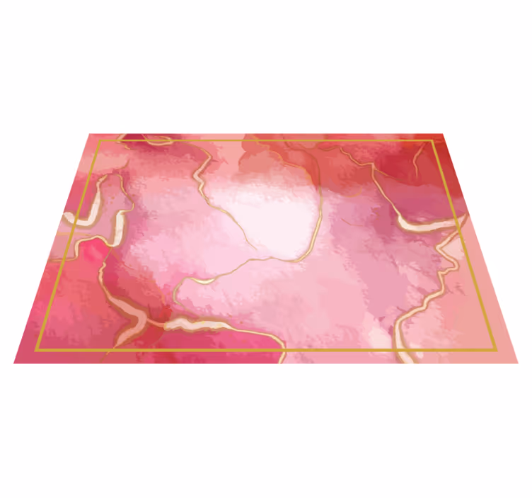 Pink Hues Elegance marble vinyl rug - TenStickers
