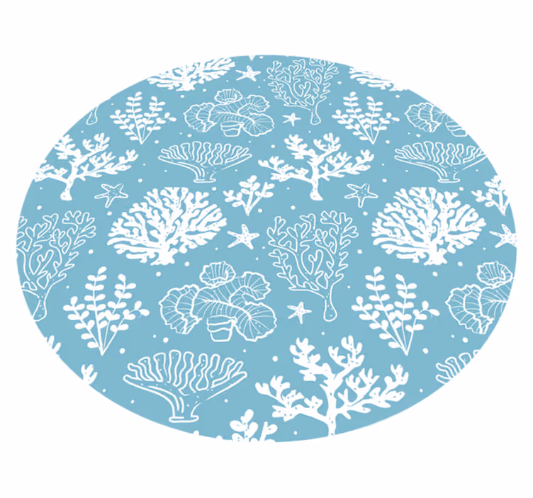 Underwater sea world animal rug - TenStickers