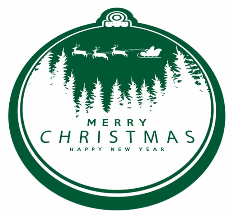 Merry christmas backdrops Christmas vinyl rug - TenStickers