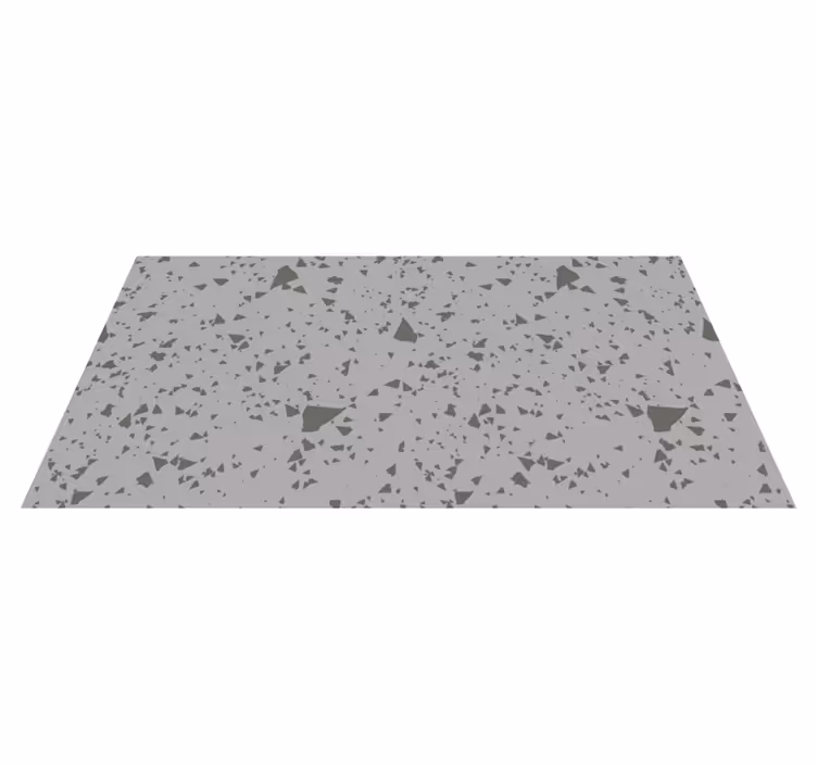 Fragmented Grey Pattern marble vinyl rug - TenStickers