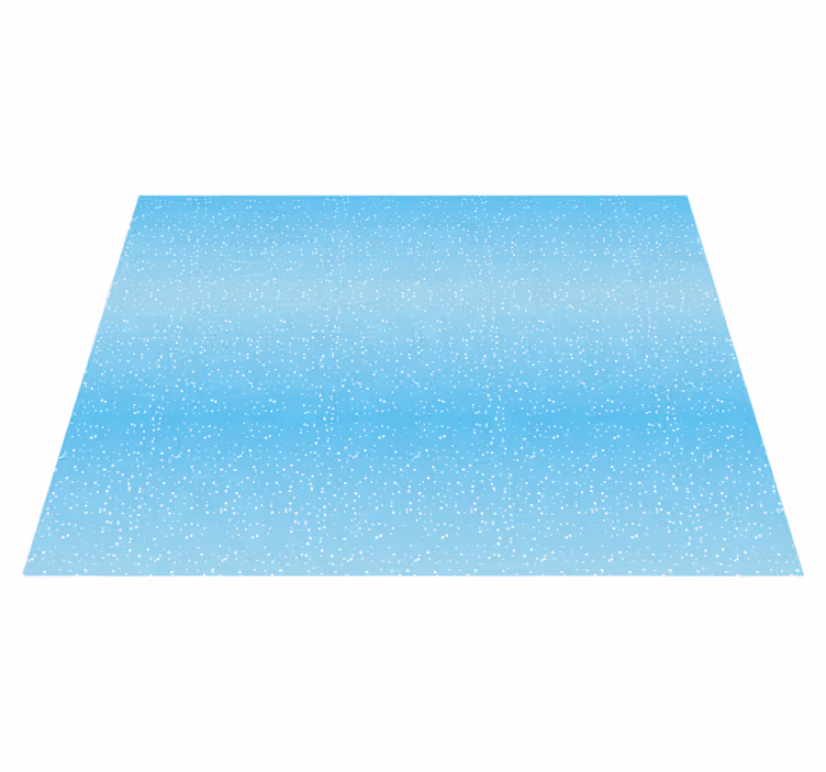 Blue shimmer overlay blue vinyl rug - TenStickers