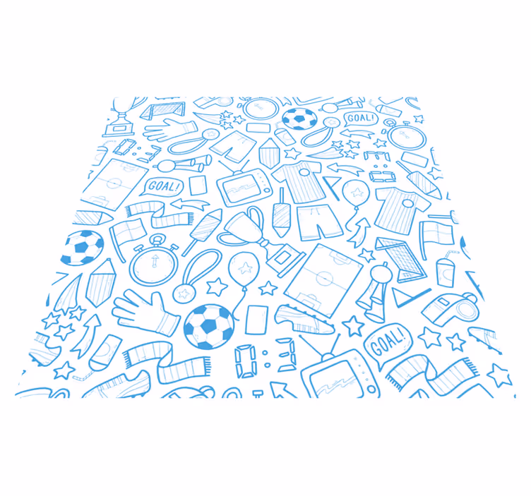 Sporting Elements gaming vinyl rug - TenStickers