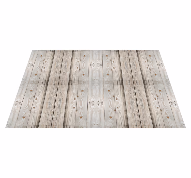 Aged Timber Boards wood vinyl rug - TenStickers