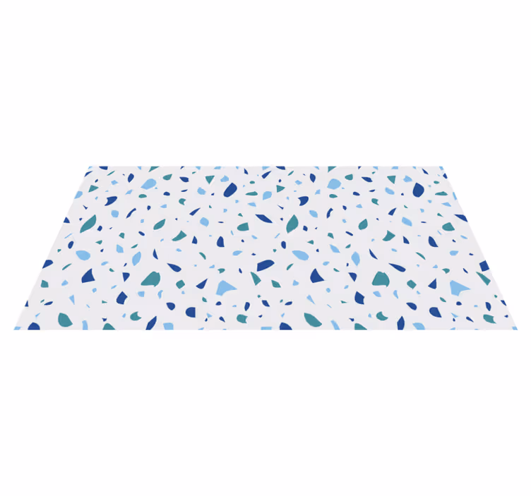 Colorful Pattern marble vinyl rug - TenStickers