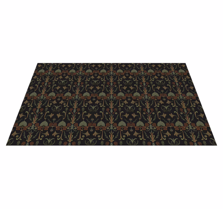 Tapestry vintage vinyl floor rug - TenStickers