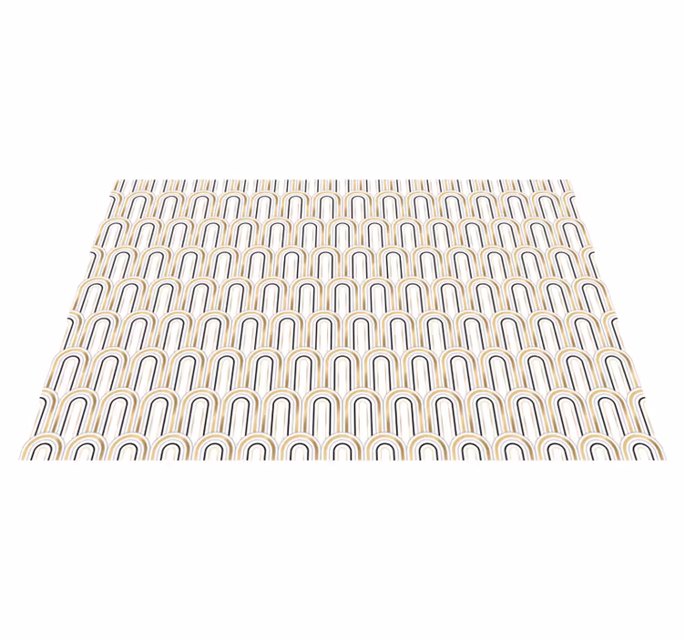 Art Deco geometric figures geometric rugs - TenStickers