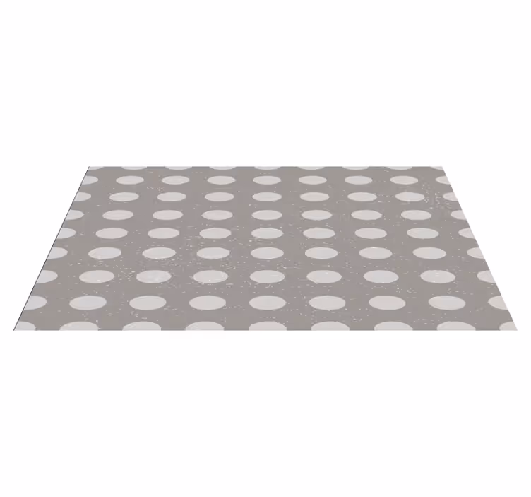 Polka Dot Pattern stripes vinyl rug - TenStickers
