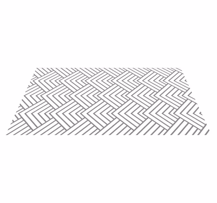 Labyrinth design geometric vinyl rug - TenStickers
