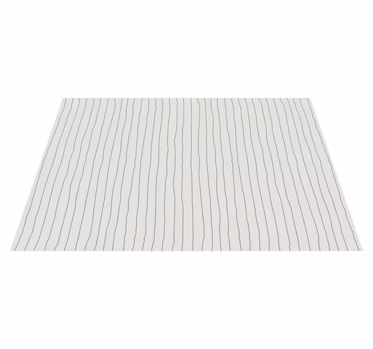 Linear monochrome stripes vinyl rug - TenStickers