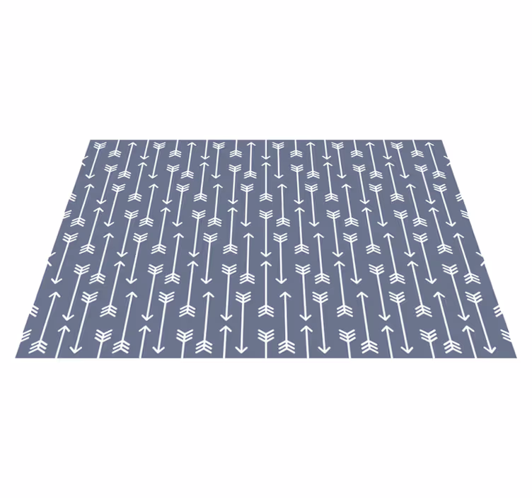 Arrow Patterns stripes vinyl rug - TenStickers