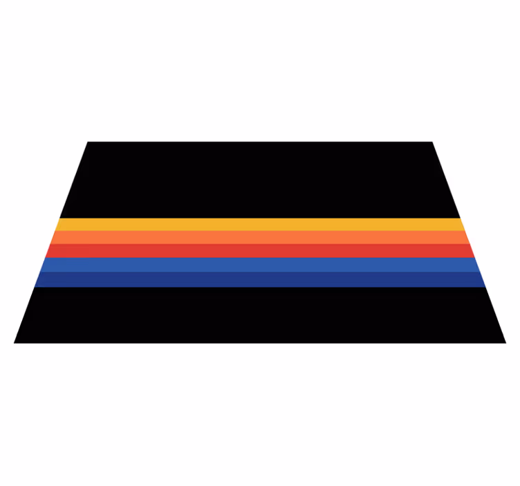 Minimalist Striped Accent stripes vinyl rug - TenStickers