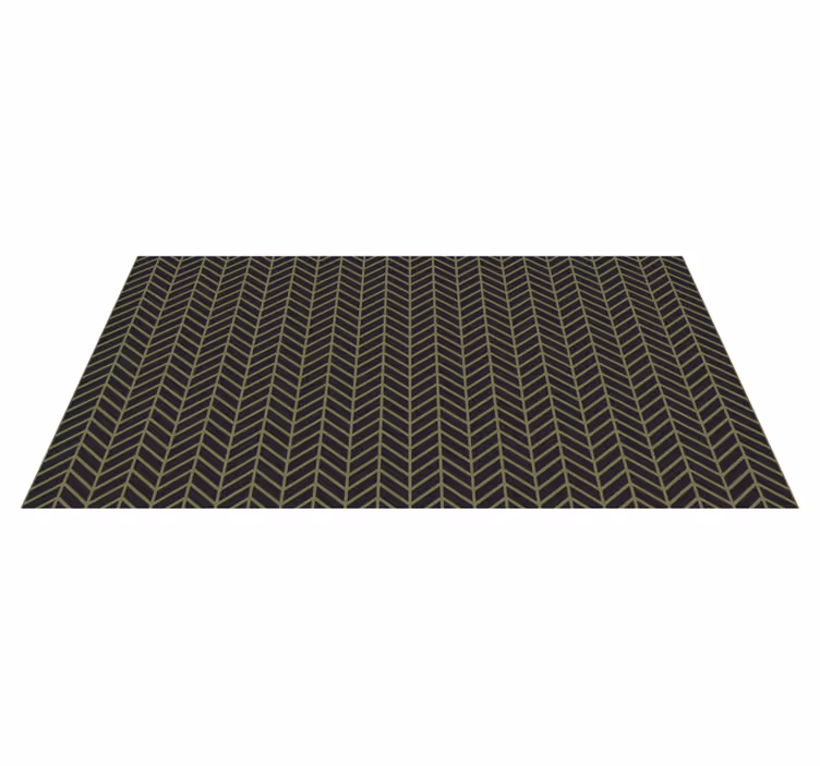 Herringbone Striped Pattern stripes vinyl rug - TenStickers