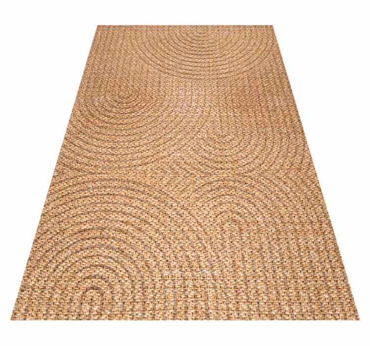 Arches Effect Fabric geometric rugs - TenStickers
