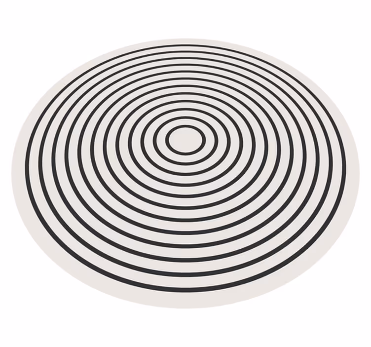 Rounded lines office vinyl carpet - TenStickers