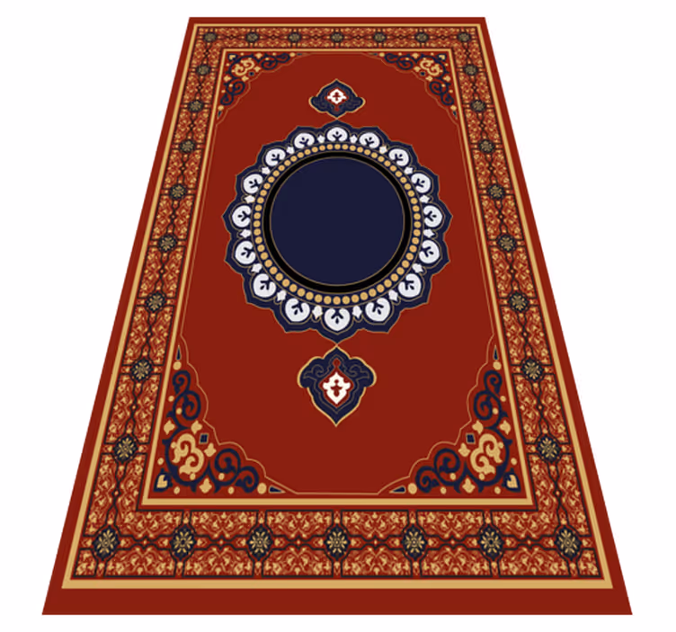 Persian style rectangular rug - TenStickers