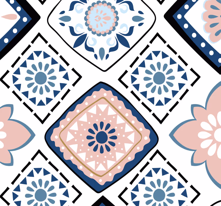 Tile wallpaper tile pattern elegance - TenStickers