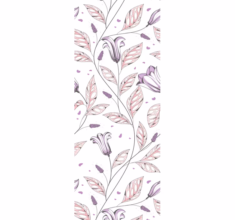 Floral Harmony Design flower wallpaper - TenStickers