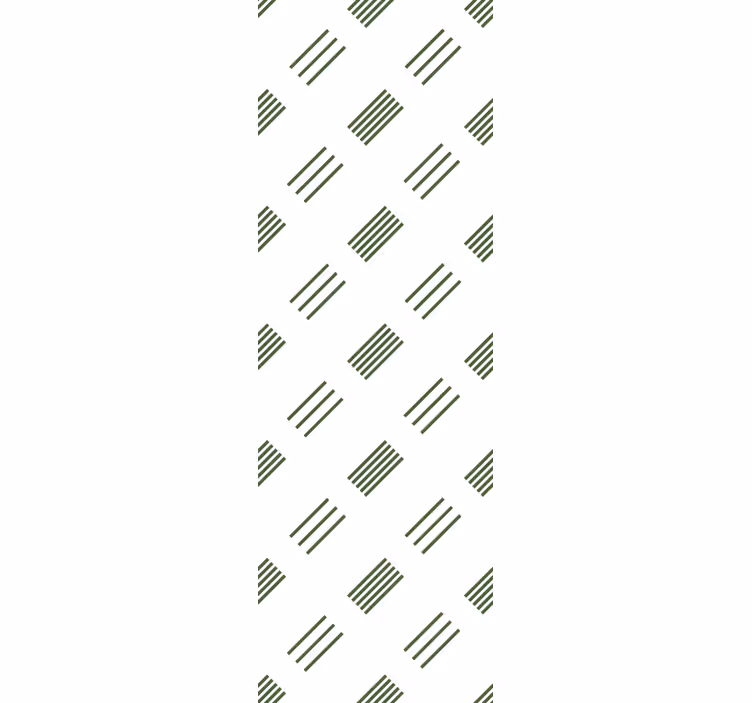 Modern wallpaper in green and white design - TenStickers