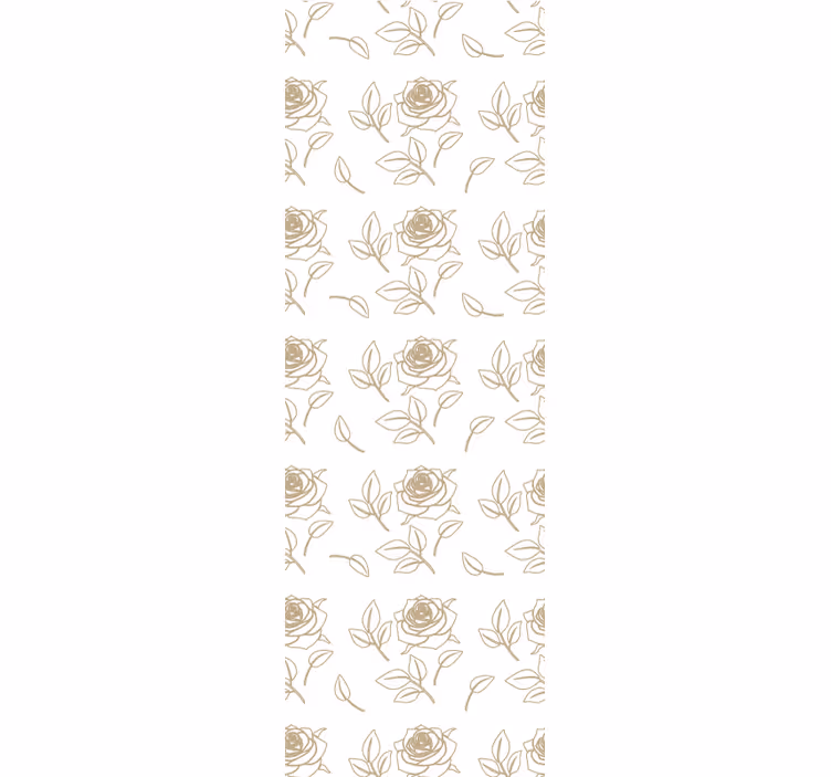Elegant Rose Patterns flower wallpaper - TenStickers