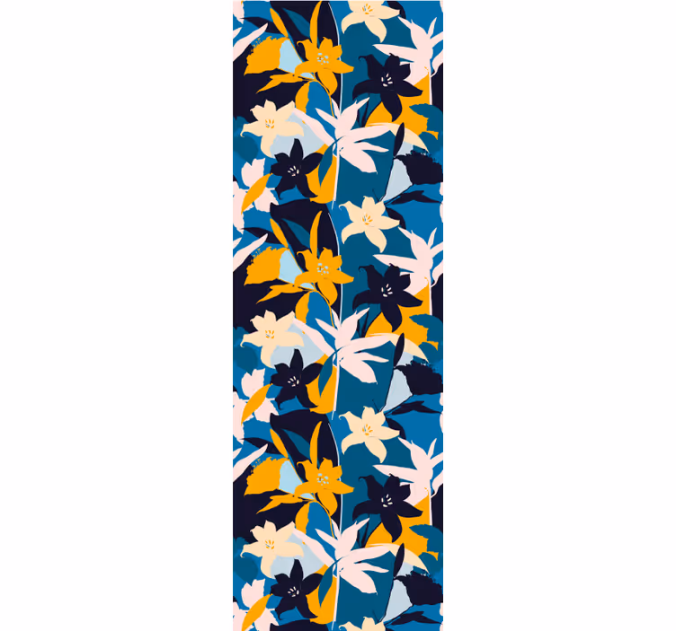 Abstract colorful pattern flower wallpaper - TenStickers