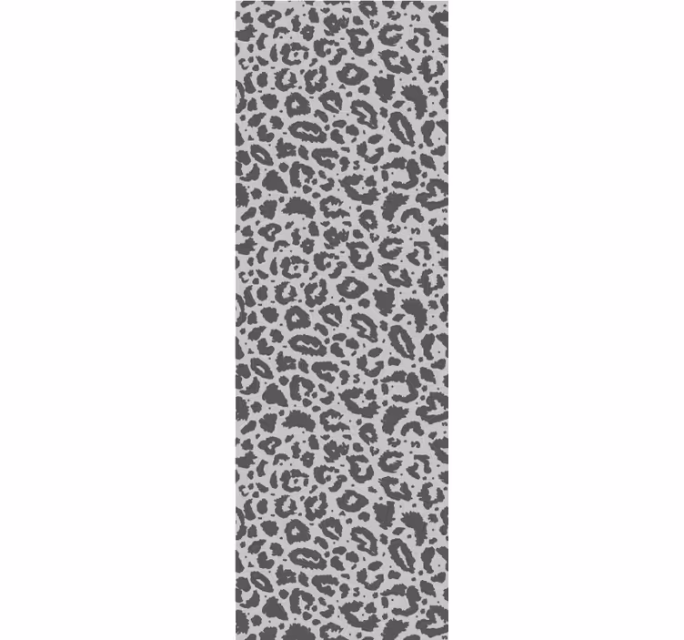 Grey print style leopards wallpaper - TenStickers