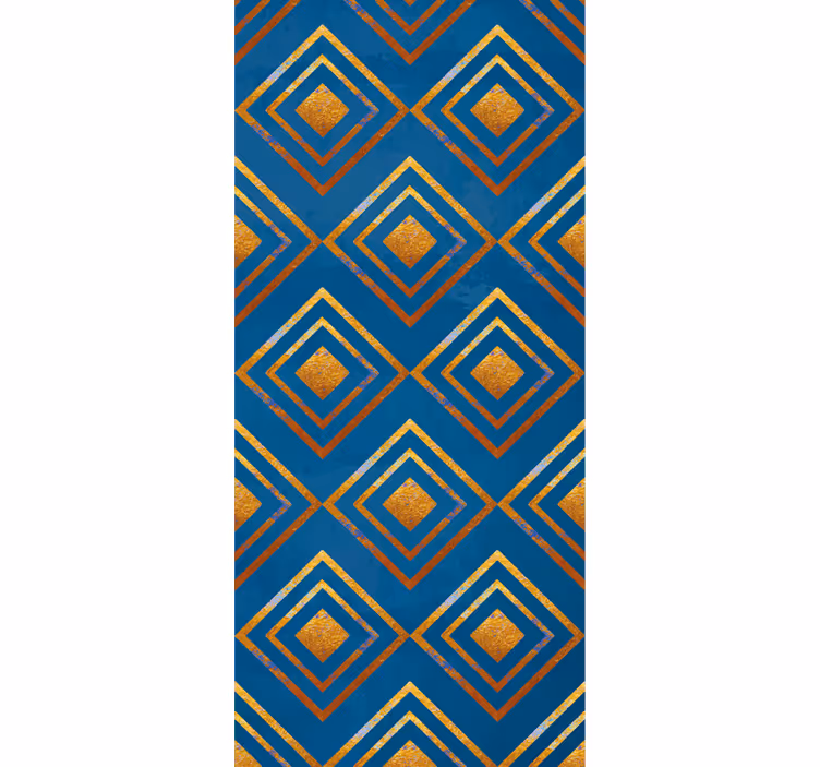 Diamonds and Lines geometric wallpaper - TenStickers