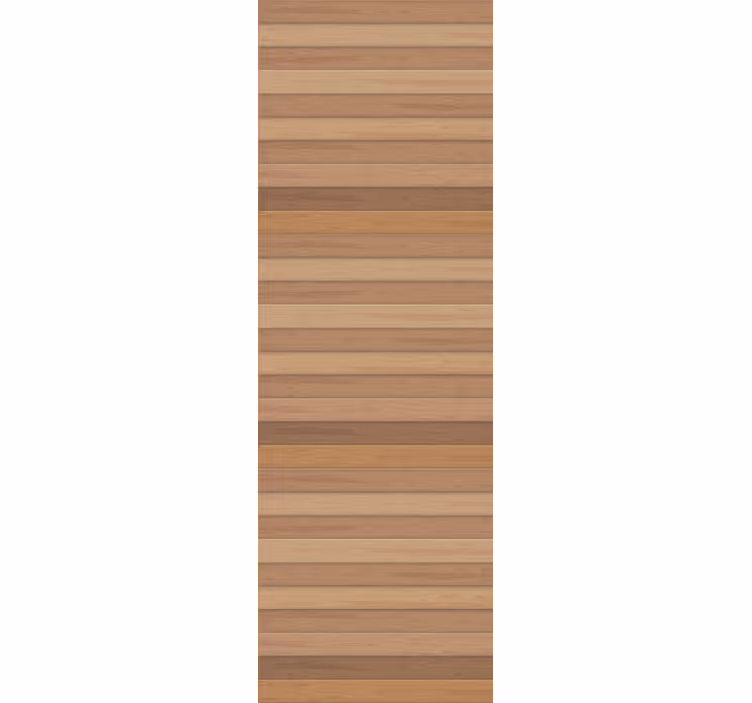Natural vertical strips wood wallpaper - TenStickers