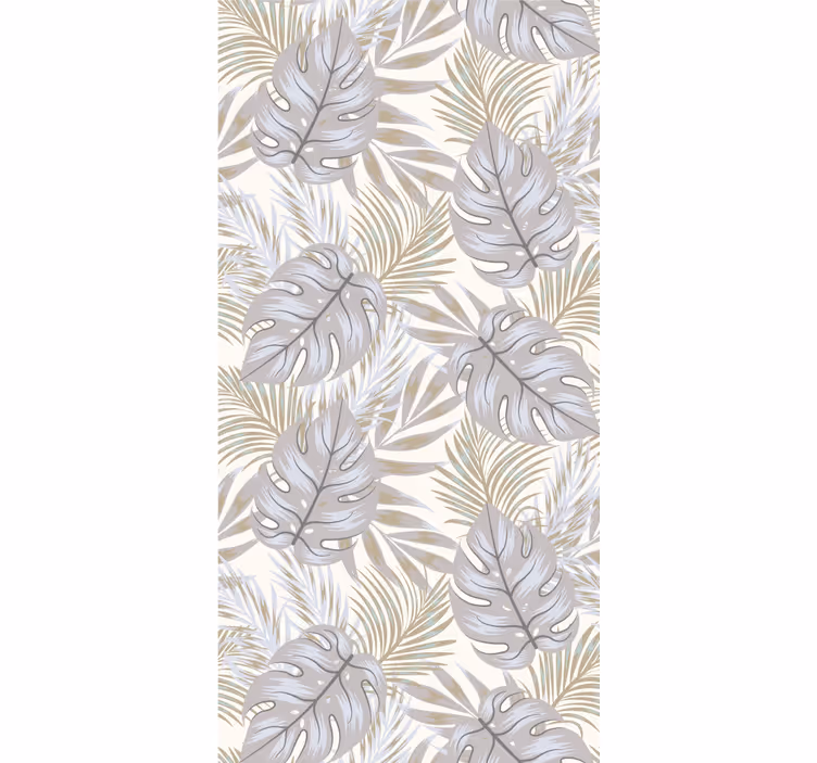 Monstera elegant motif leaf wallpaper - TenStickers
