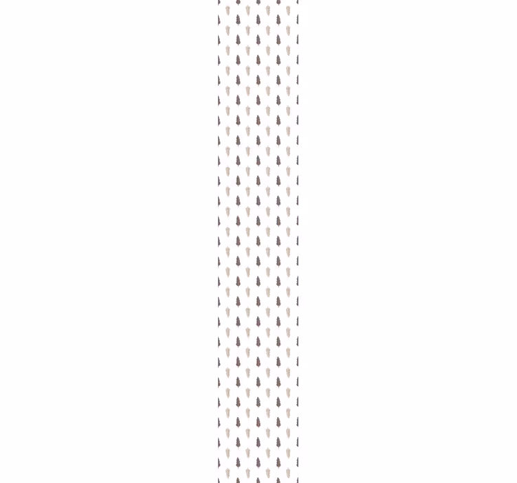 Elegant spruce pattern scandinavian wallpaper - TenStickers