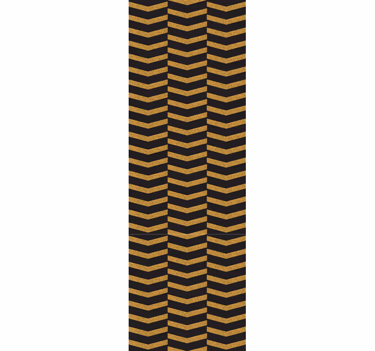 Chevron Stripe Design geometric wallpaper - TenStickers