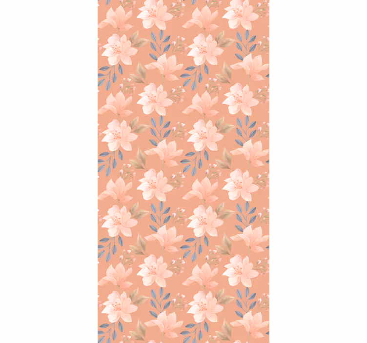 Blossom cascade flower wallpaper - TenStickers