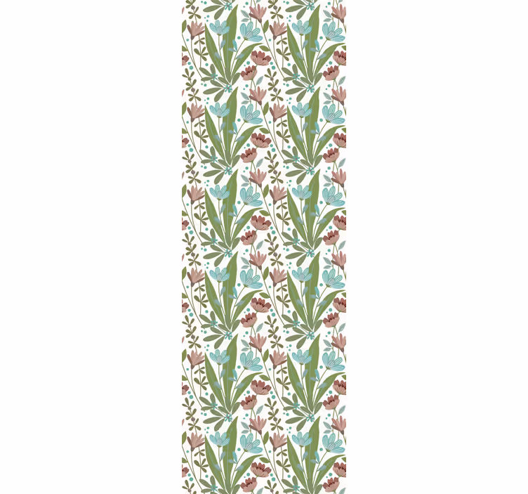 Floral Leaf Arrangement flower wallpaper - TenStickers