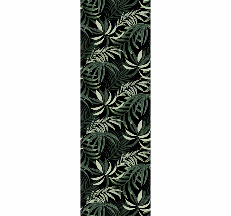 Tropical foliage arrangement jungle wallpaper - TenStickers