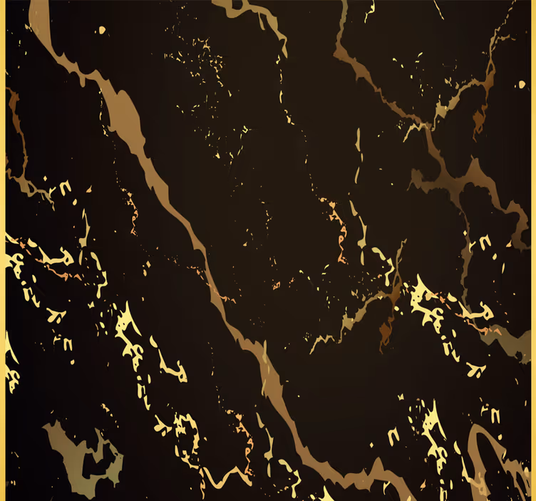 Elegant Golden Veins marble wallpaper - TenStickers
