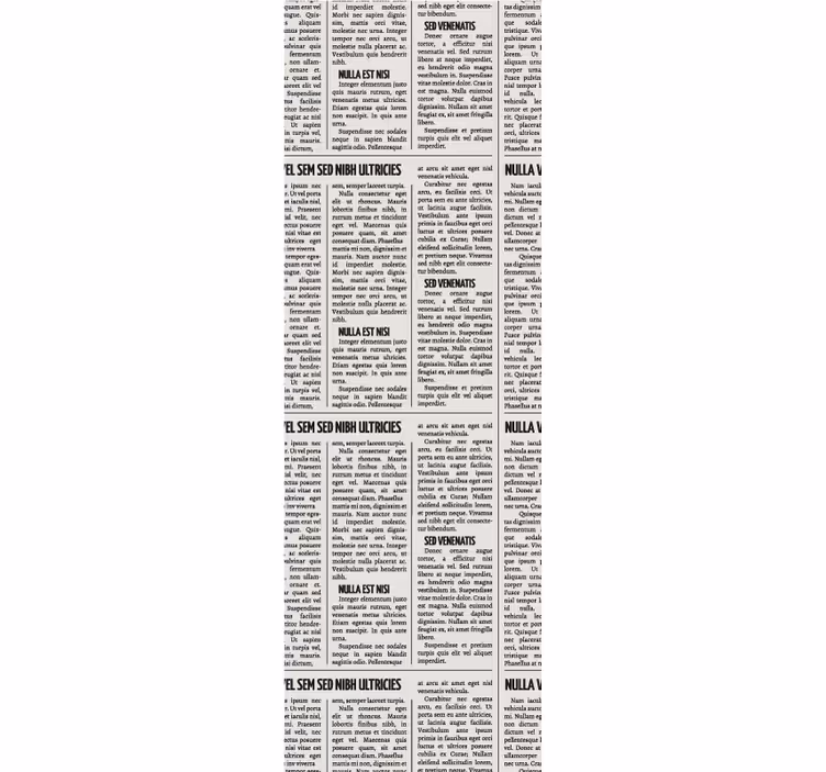 Vintage Newspaper Style customised wallpaper - TenStickers