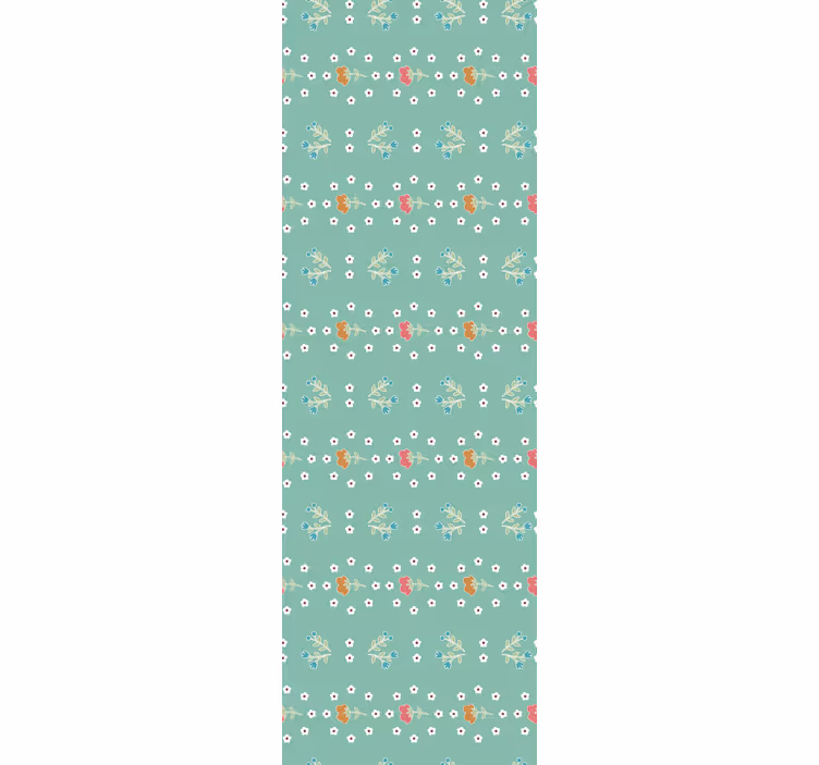 Sweet Floral Accents flower wallpaper - TenStickers