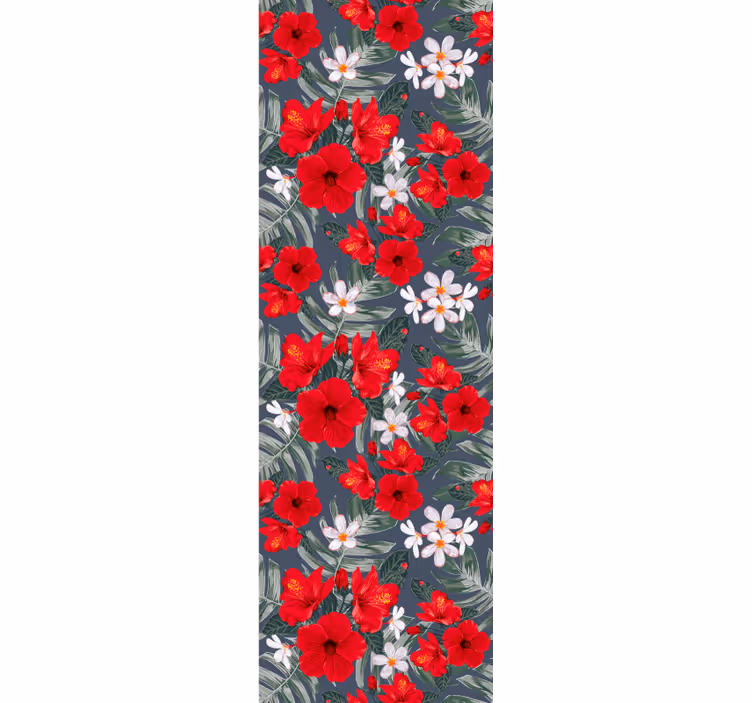 Vibrant Floral Display flower wallpaper - TenStickers