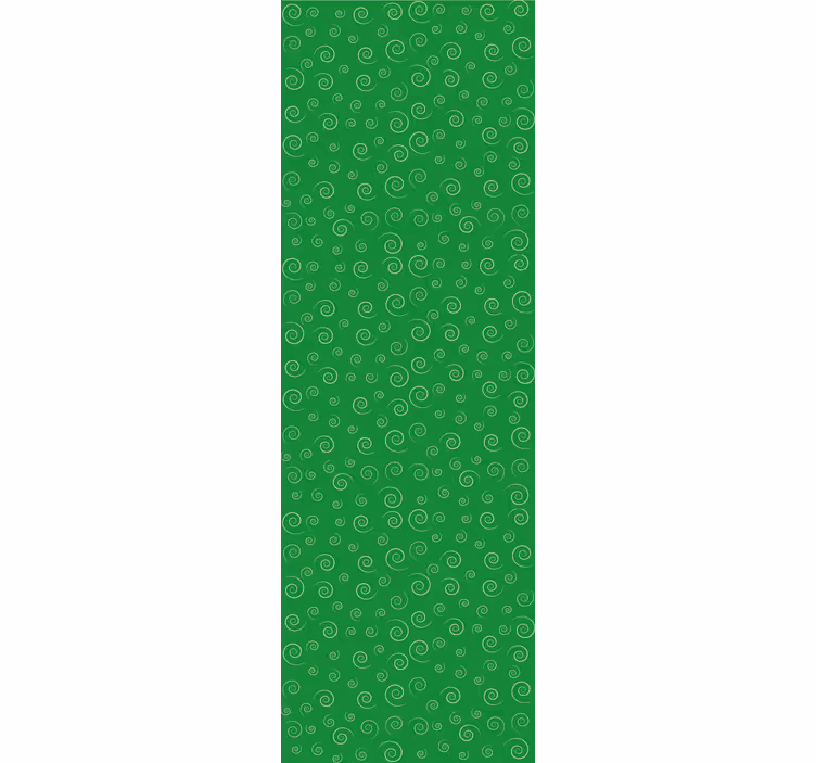 Spiraling Green Swirls texture pattern wallpaper - TenStickers