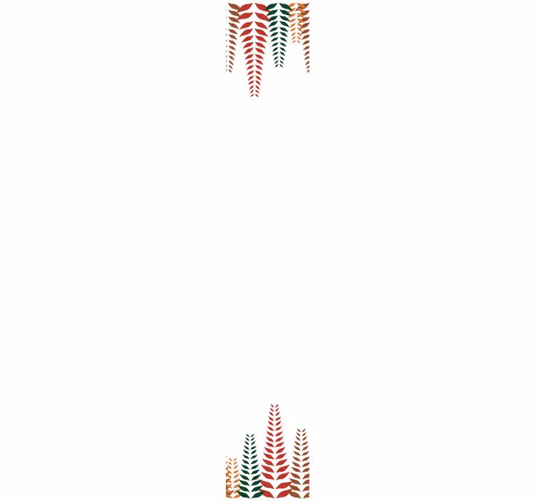 Elegant Fern Shapes flower wallpaper - TenStickers