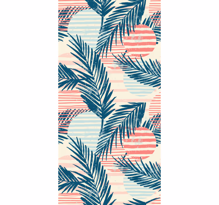 Tropical Palm Refresh nature wallpaper - TenStickers
