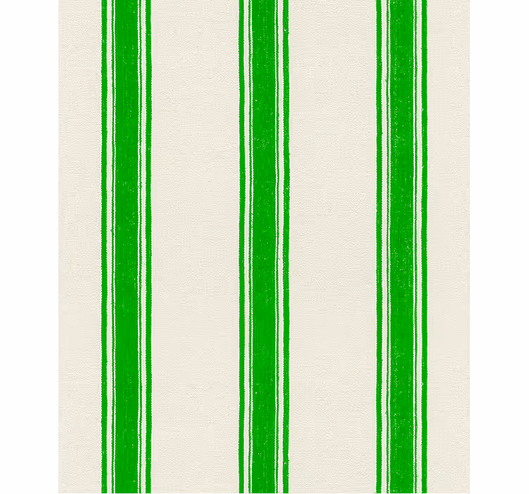 Shapes wallpaper in green vertical lines - TenStickers