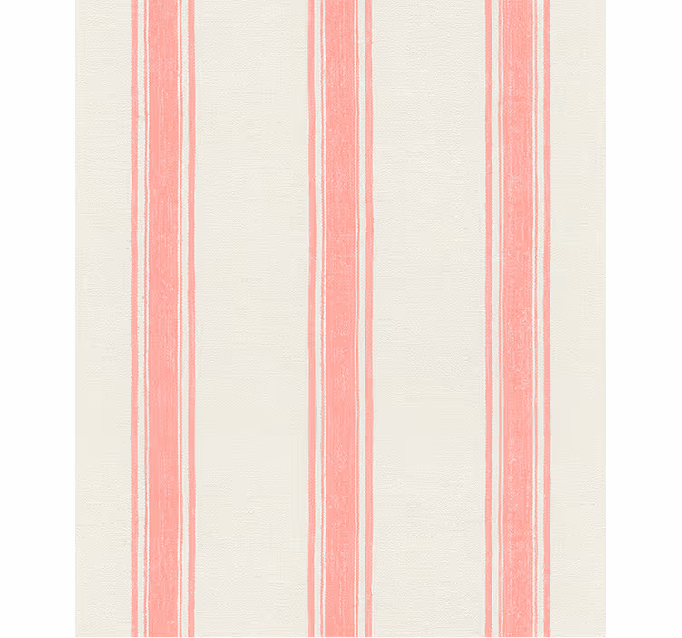 Shapes wallpaper vertical lines pastel pink - TenStickers