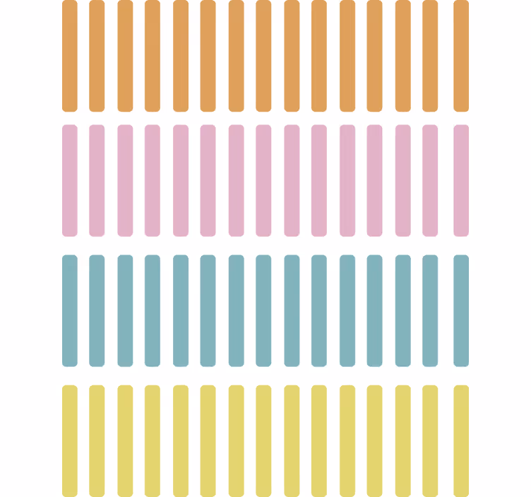 Geometric wallpaper coloured confetti sticks - TenStickers