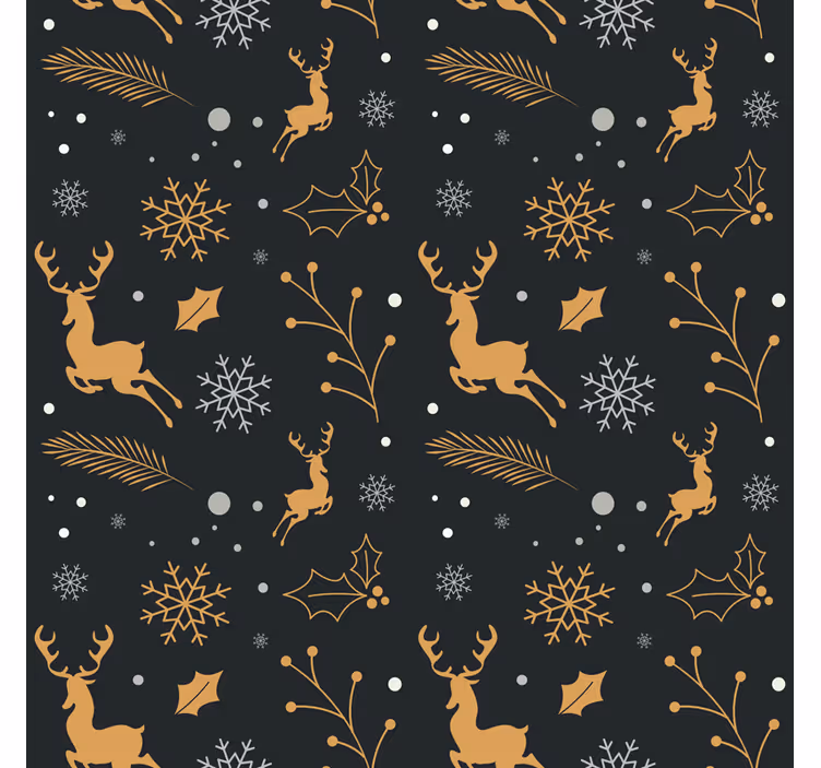 Christmas wallpaper merry christmas design - TenStickers
