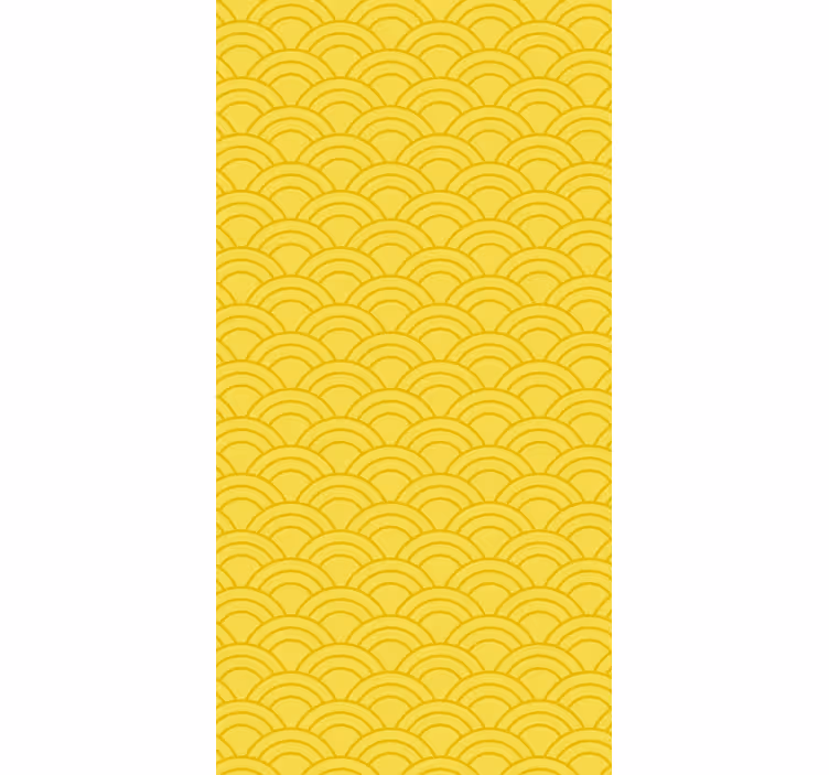 Ornamental wallpaper in illuminating pantone pattern - TenStickers