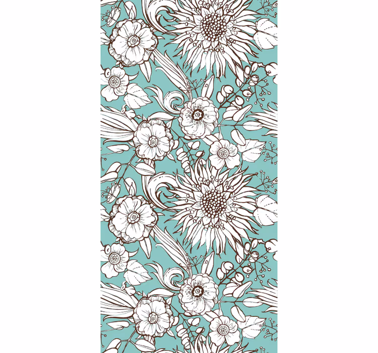 Bedroom wallpaper sunflower design - TenStickers