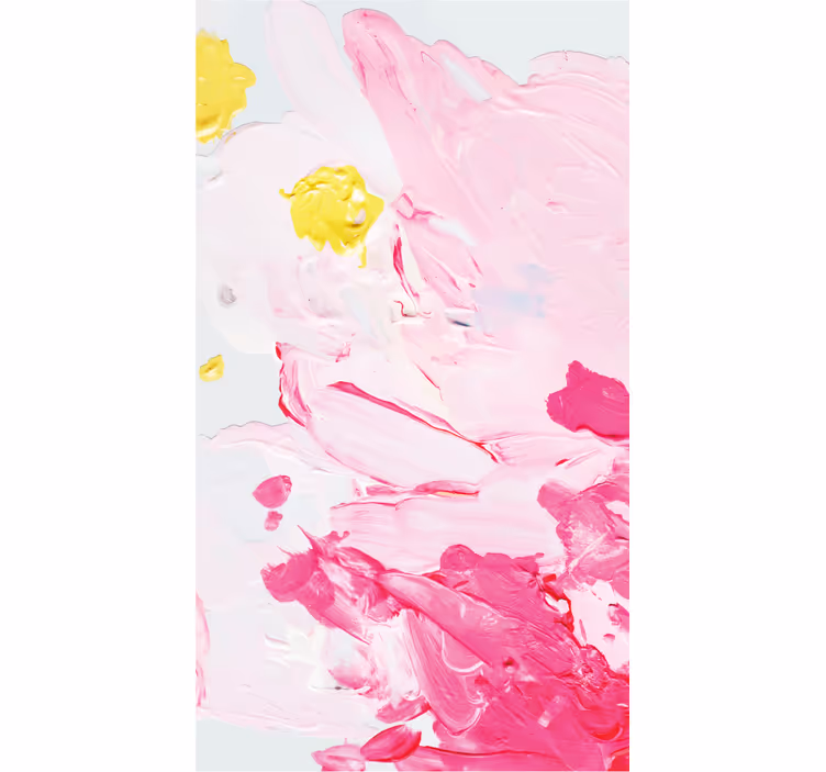 Ornamental wallpaper in vibrant acrylic strokes - TenStickers
