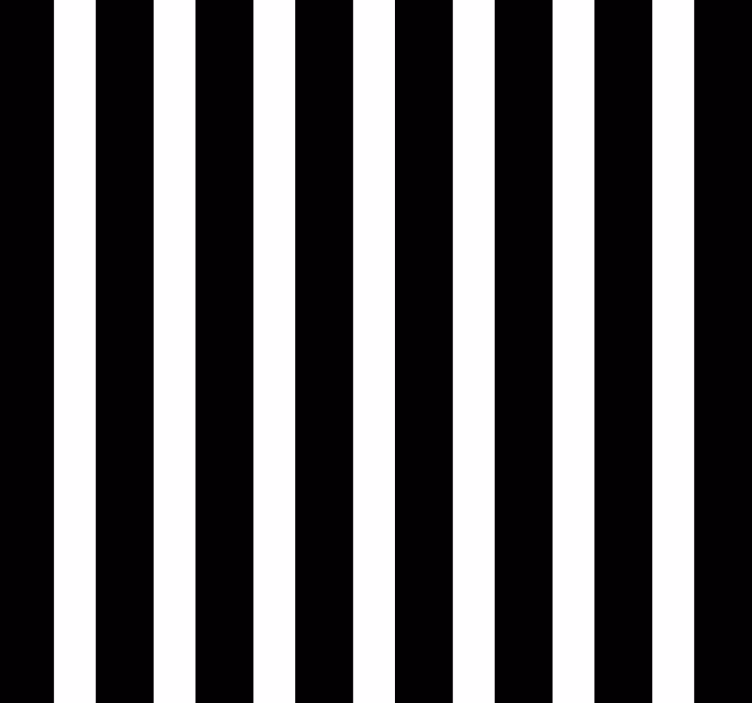 Living room wallpaper in solid color vertical stripes - TenStickers